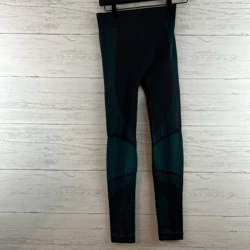 Alo Yoga Elevate Navy Gray Full Length Leggings Size XS